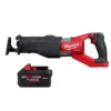 Milwaukee 2722-20 M18 Fuel Super Sawzall Reciprocating Saw + FORGE XC8.0 Battery