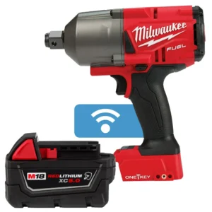 Milwaukee 2864-20 M18 FUEL w/ One-Key High Torque Impact Wrench 3/4" Friction Ring + 5.0Ah Battery