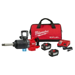 Milwaukee 2869-22HD M18 FUEL 1-Inch D-Handle Extended Anvil High Torque Impact Wrench with ONE-KEY 12.0Ah Kit