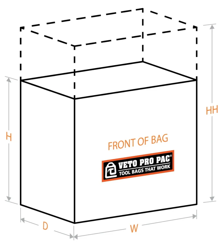 Veto Pro Pac UB2B Medium Compact Utility Tool Bag