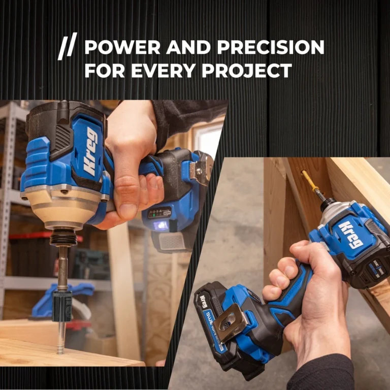 Kreg 20V Ionic Drive 1/4-in Compact Impact Driver 2.0Ah Kit